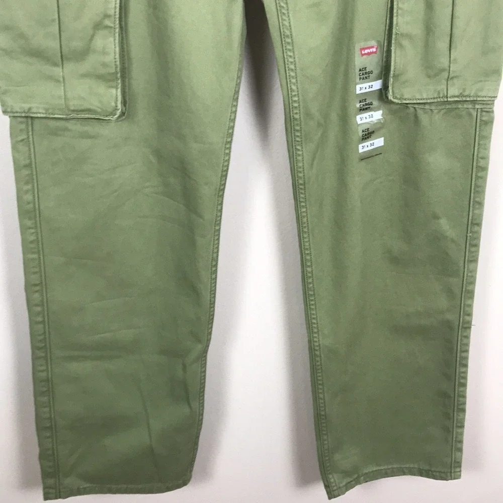 Levi's Men's 31x32 Olive Ace Cargo Pants Utility Y2K NEW‎